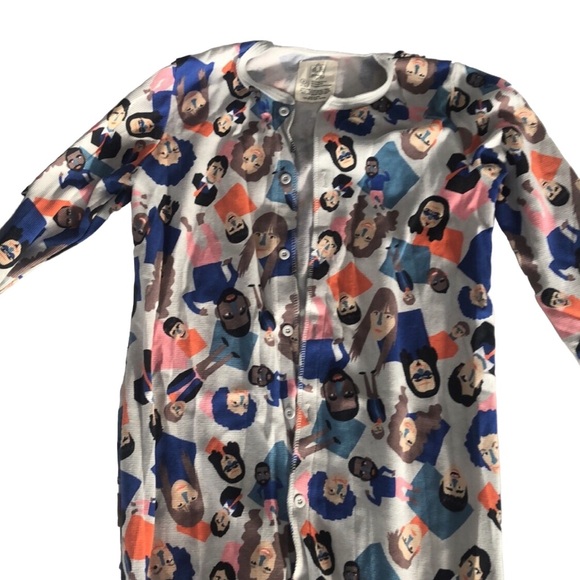 Size small unisex onesie featuring famous Canadians - Picture 1 of 5